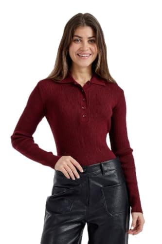 Carina Slim Fit Ribbed Pullover Sweater