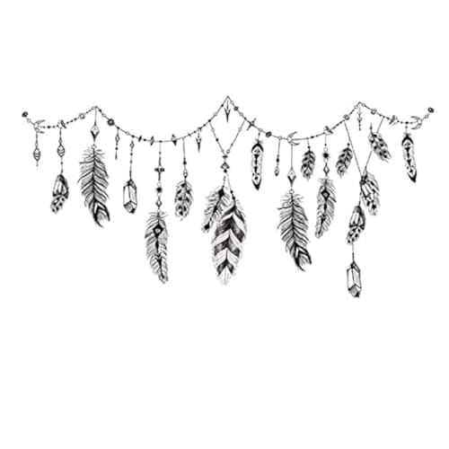 Creaitve Design Black Feather Art Wall Decals Plumage Wall Stickers Murals Removable DIY Peel Stick Decor 60X90CM