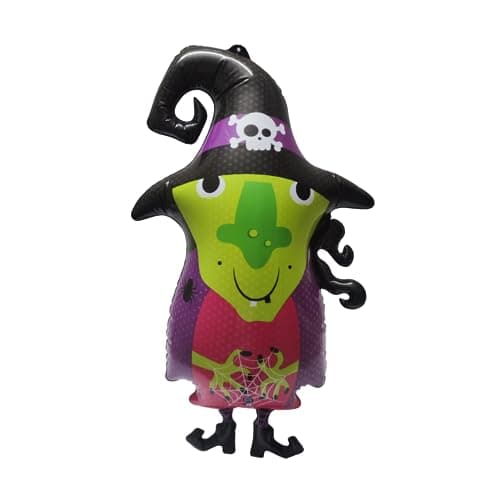 Evil Witch Balloon for Halloween Birthday Kids Room Decoration, 53cm Evil Witch Figure (1)