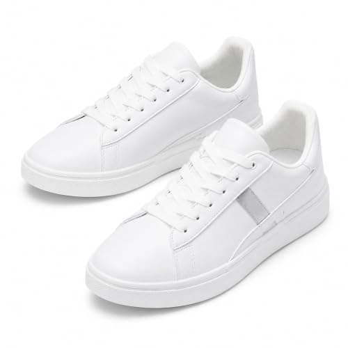 حذاء نسائي مسطح كوتش حريمى سنيكرز أنيق تفاصيل جانبيه جذاب من FOUR H كود 5040 Shoes