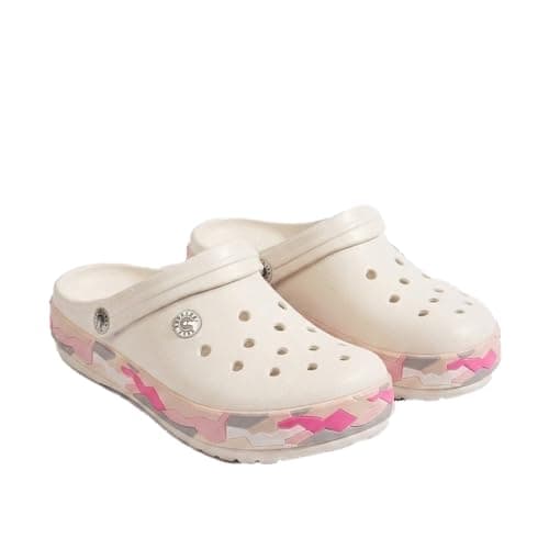 Camo Medical Slipper, White, for Men and Women, Comfortable and Fashionable (37)
