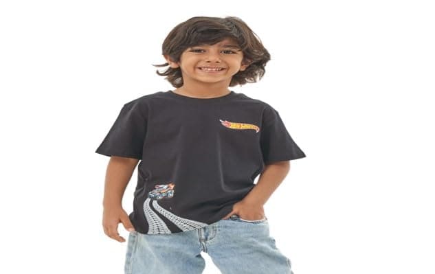 lovely land Boys Hot Wheels T-shirt for Boys Classic