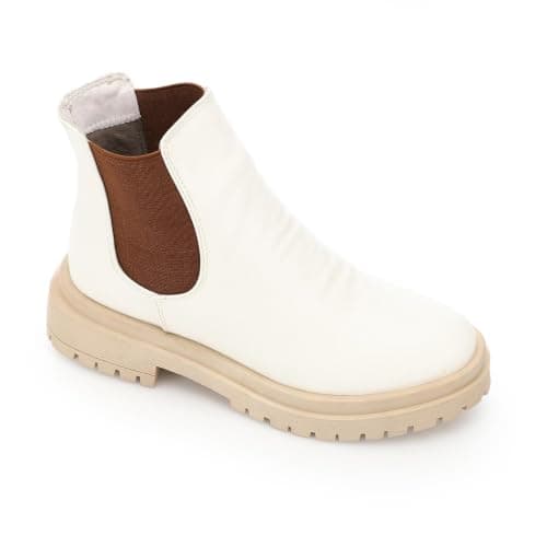 XO Style Women's Leather Ankle Boot 1209