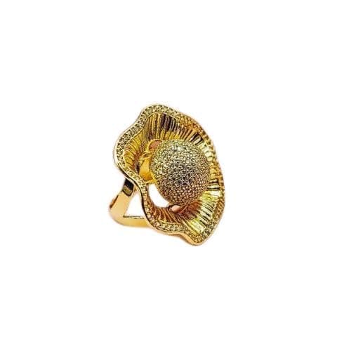 3 Diamonds 292474661779082 3Diamonds Band Ring For Women Gold Plated