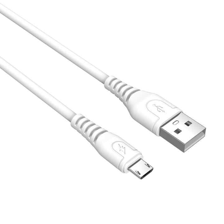 W U W Micro USB Data and Charging Cable - White Electronic cable