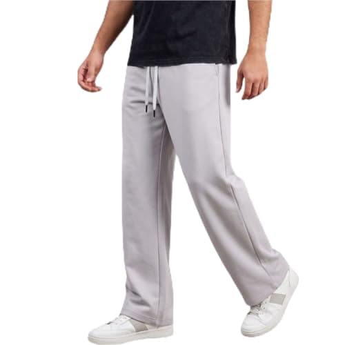 Pant Wide leg 100% Cotton - Grey (L)