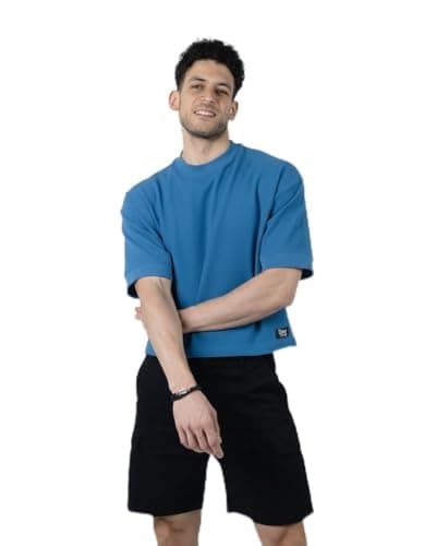 BOXY-FIT textured t-shirt
