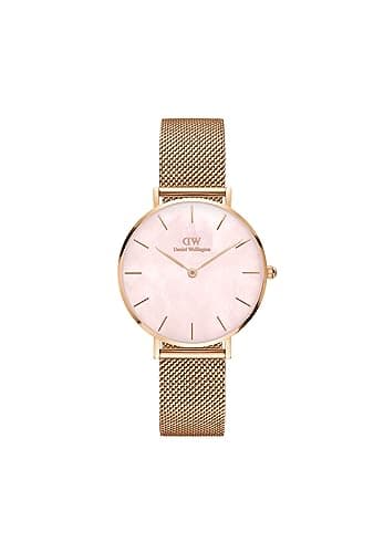 Daniel Wellington Watch for Women, Japanese Quartz Movement, Analog Display, Rose Gold stainless-steel-plated Strap-DW00100516