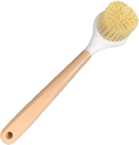 Manual Multipurpose Wooden Cleaning Brush for Tiles, Dishes, and Floors