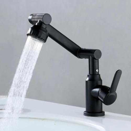 Basin Mixer for Bathroom (1080 Degree Moving Cold Heating Mixer)