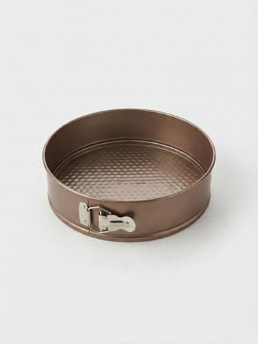 Round Springform Cake Pan Non-Stick Carbon Steel with Side Lock,24cm Round*6.7cm Deep.