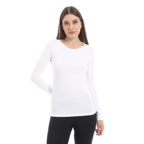 Andora Womens Long Sleeves Practical Viscose Top Western