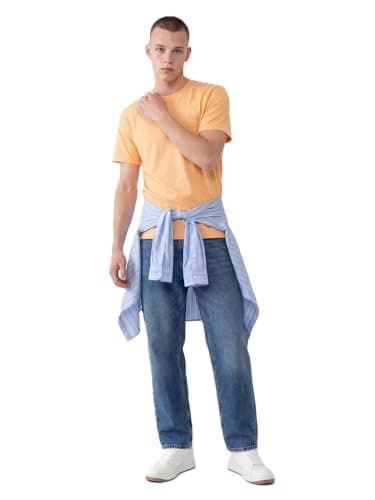 LC WAIKIKI Relaxed Fit Crew Neck Embroidered Men's T-Shirt