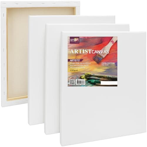 Smart Tableau Canvas, 100% Cotton, 280 gm, 30x40 cm - Pack of 2