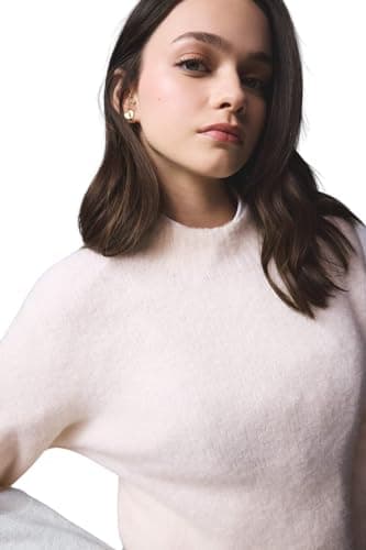 DeFacto Womens Young Regular Fit Crew Neck Long Sleeve Tricot Pullover H6905AZ Pullover (pack of 1) Sweater