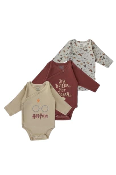 junior Unisex Long Sleeves Printed Kimono - 6305 Baby & Toddler Underwear Set (pack of 3) Leotard