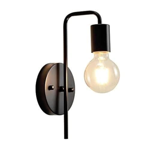Generic Abalek 1 Bulb Without Bulbs 15x30x15cm Black Light fixture