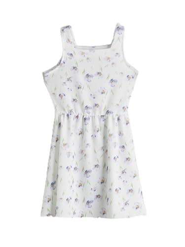 LC WAIKIKI Girl Square Collar Floral Girl's Dress