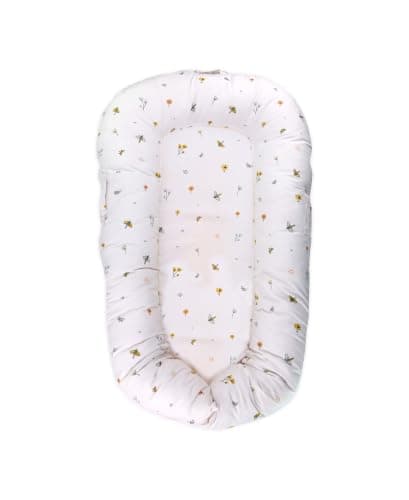 Hummingbird Baby Sleepy Nest – Soft Baby Lounger Nest with Butterflies Print Body positioner