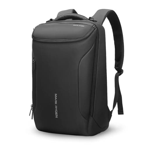 MARK RYDEN Large Capacity Waterproof Backpack for Business Men with USB Charging Port for School Travel Hiking Pack for Laptops Under 17.3 Inches