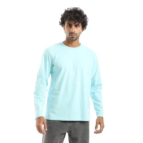 Andora Mens Basic Long Sleeves Round Collar Western Shirt