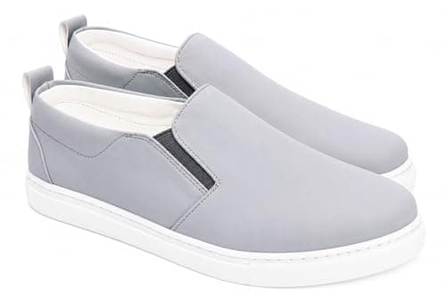 Romba Sport Men's Casual Slip On Shoes - Soft Leather Material - Comfortable Everyday Use, Work & Outdoor - Lightweight Flexible Sole