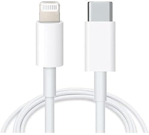 Cable Type C Compatible with iPhone, PD Super Fast, 120W, 5A, Support Data Transfer, 1 Meter Length (365 Days Warranty)