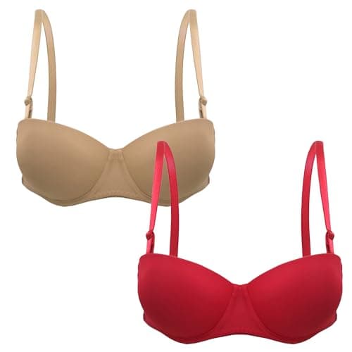Lasso Women Set Of 2 Pieces Invisible Push Up Bra Cup B Bra