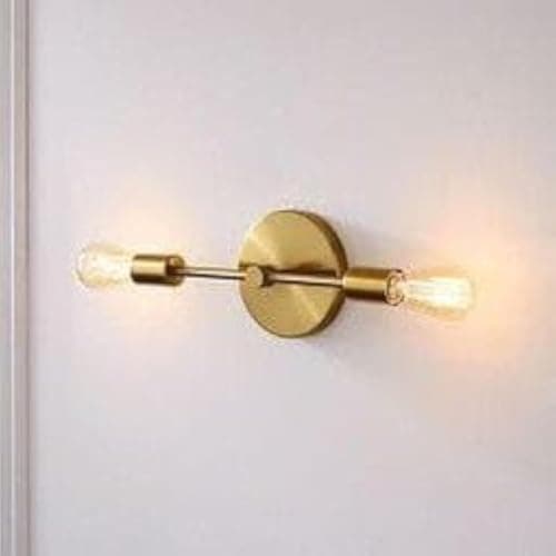 Generic Wall Sconce 2 Bulb Without Bulbs 35 * 15 * 35 cm Gold EGLP177