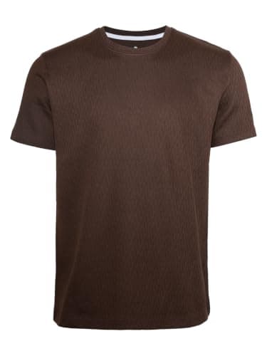 Activ Mens ACTIV JACQUARD R.NECK T-SHIRT Modern