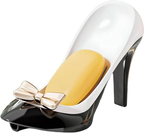 Shoe Shaped Soap Dish Sink Organizer Phone Holder with Suction Base