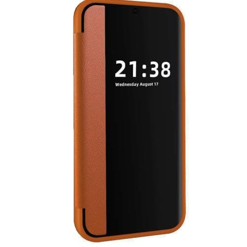 Flip Case PU Leather Business Case Full Body Protection For Reno 8T 4G (Not Original) Kickstand Clear Shockproof Protective Slim Cover,Ultra Slim Leather Flip Protective Cover (Brown) Cellular phone case
