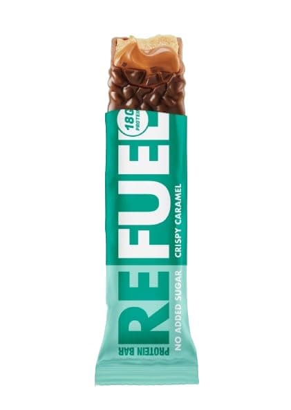 Refuel Crispy Caramel Protein Bar 60 g Snack food bar