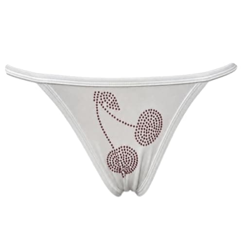 Luxxa Womens Lycra G String Underwear Embroidered Cherry Base Layer Underwear (pack of 1) Underpants