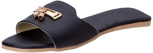 OX womens OX-W-43-Orange/Gold Slipper
