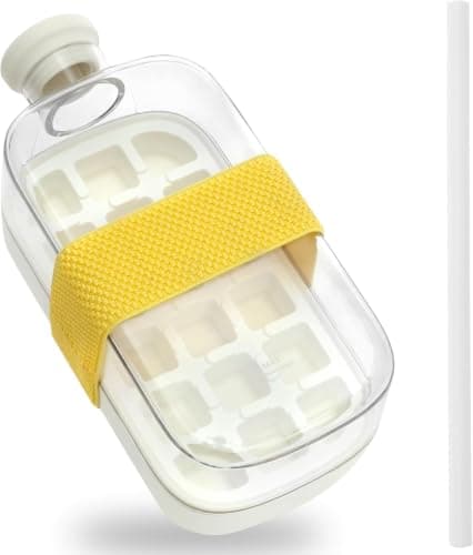 800ml Acrylic Ice Maker Sports Bottle with Leak-Proof Silicone Lid