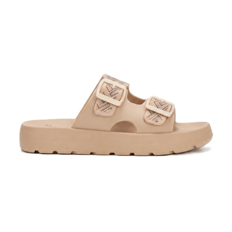 Project Z Women's Suhair Slippers Summer EVA Lightweight Water Resistant Double Buckle Comfort Sole Home Beach Sandals (37 to 41)