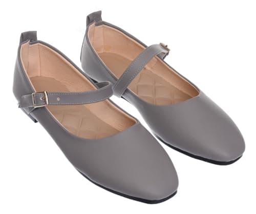 B&W womens B&W-W091-Grey Sneaker