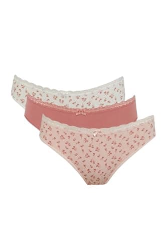DeFacto Womens Casual Brief Underwear Package Slip Slip (pack of 1) Underpants