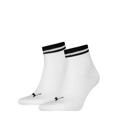 PUMA Unisex HERITAGE 2-Pack Quarter (pack of 1) Socks