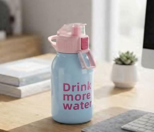 Generic Water Bottle,304 SUS Stainless Steel,Airtight lid,Carrying strap for easy transport,Ideal for universities, sports clubs, schools, classes, 560 ml, Available in multiple colors, .db