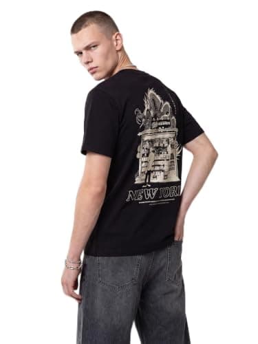 LC WAIKIKI Crew Neck New York Printed Men's T-Shirt