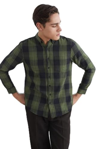 LC WAIKIKI Man Regular Fit Plaid Poplin Men's Shirt