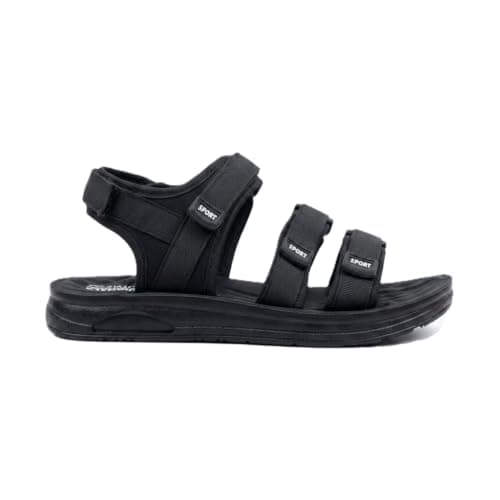 TAG (TAG) Youth Sandals Casual Summer Comfortable Sport Shoes Lightweight Walking Shoes Beach Shoes, Black, 38-40