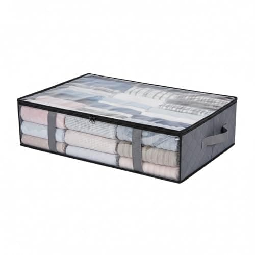 Underbed Storage Box for Clothes Blankets Sheets Closet Organizer 85x45x20cm
