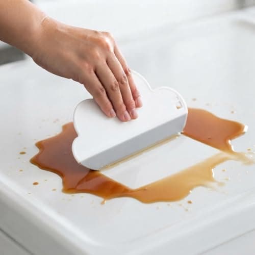 Cloud Shaped Mini Squeegee for Glass, Mirrors & Windows, Multifunctional Kitchen Countertop Sink Scraper, Portable Handheld Cleaning Tool for Bathroom Bathtub & Tables