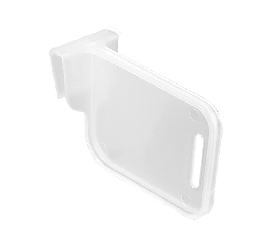 Acrylic Fridge Door Organizer Set Transparent Storage Bin with 5 Compartments 5.5x7.5cm Refrigerator Side Shelf Container for Sauces Bottles Bags Caddy