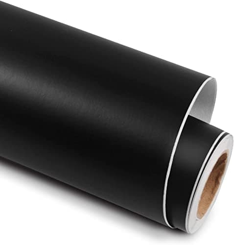 Multi Purpose Width Vinyl Decal Sticker Roll Fits Cars Other (Black Matte, 2m by 24cm)