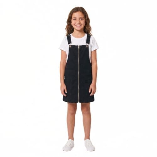 Andora Girls Sleeveless Square Neckline Zipped Blouses (pack of 1) Dress