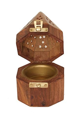 Wooden Incense Burner for Hair and Cloth Incense holder